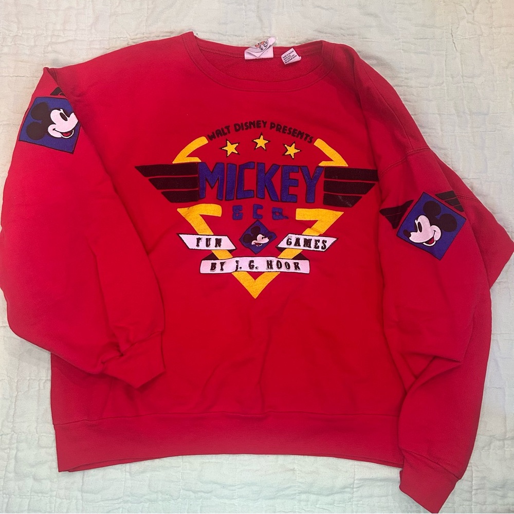 Mickey & Co. SweatShirt J.G. Hook Walt Disney Presents Collectors Series Fun 90s